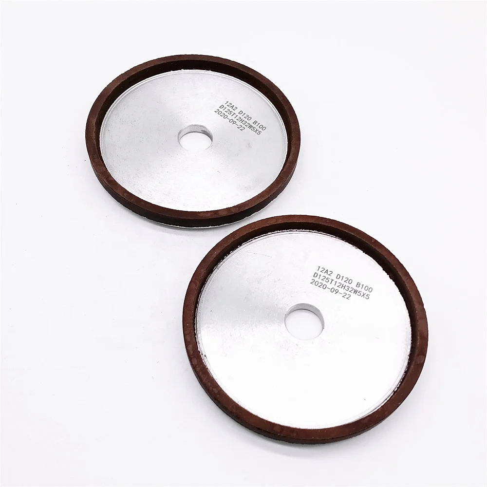 Bowl shaped diamond grinding wheel for sharpening tungsten carbide