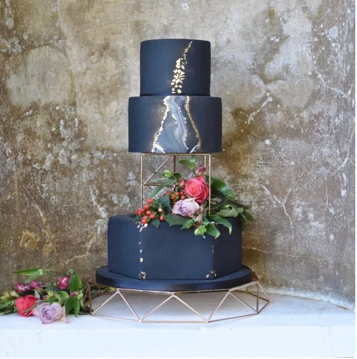 Metal wire mirror gold cupcake wedding cake stand table balloon centerpiece stand for wedding baby shower decoration(cake-025)