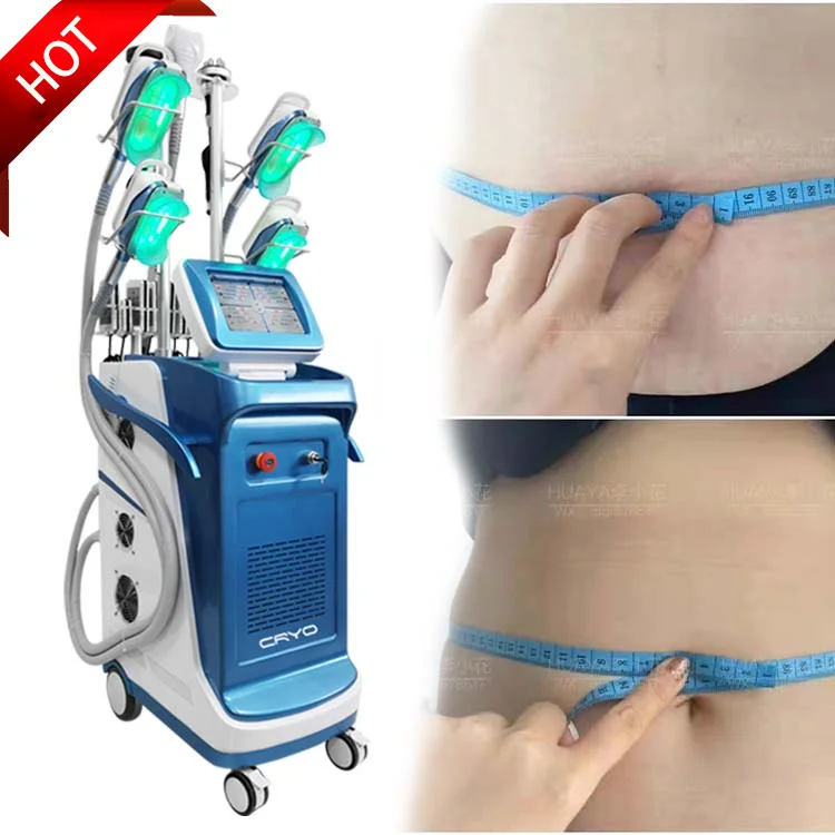 2024 Aesthetic Medicine Cryolipolisys Cool Cellulite 360 Cryolipolyse 4/5 Handles Cryo Slimming Machine Salon