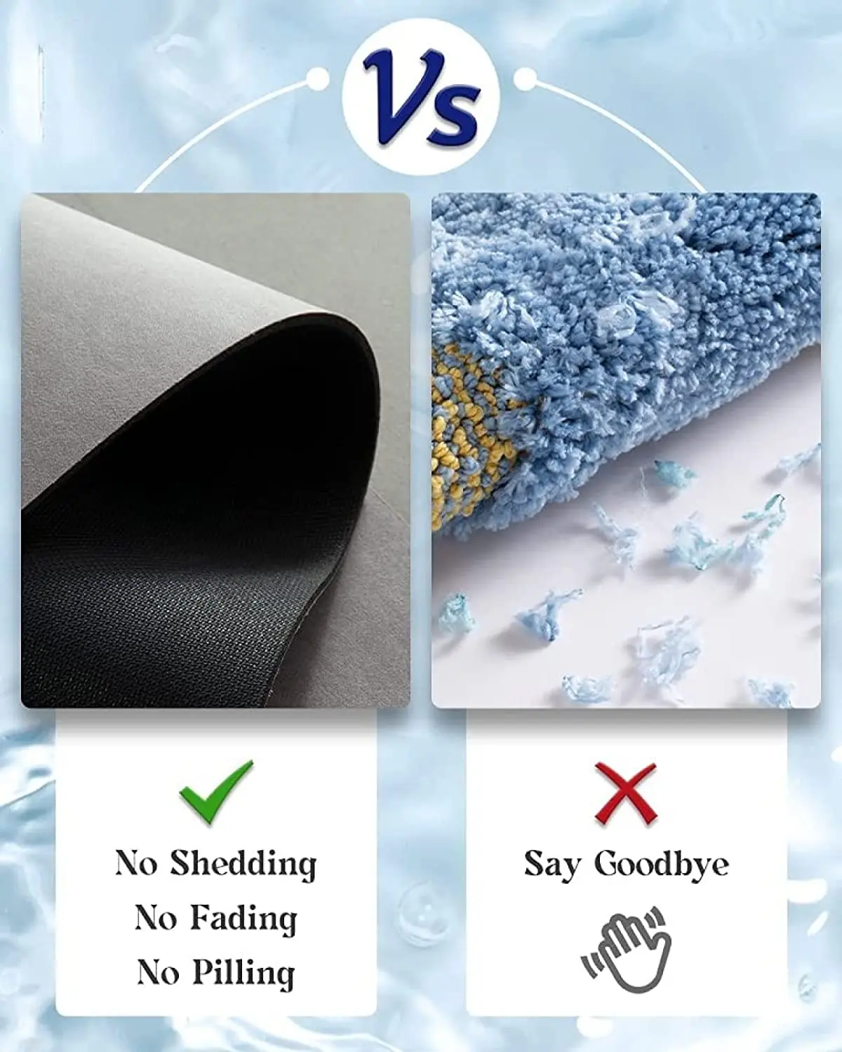 CF BAR12 Nordic Style Custom Non Slip Absorbent Crystal Velvet Diatomite Diatom Mud Oval Square Bath Mat Bathroom Carpet Mat