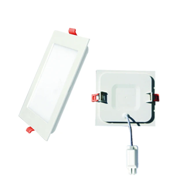 
SEE patent design square led panel light 3w 6w 9w 12w 16w 18w 24w with quick connecter for safe and easy installation 