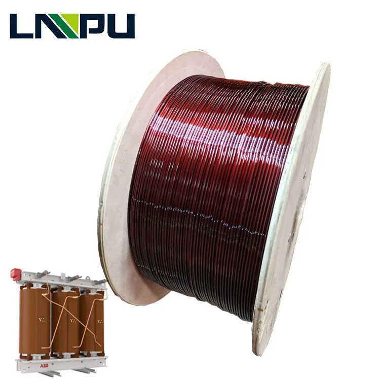 LP Industry Magnet Enamelled Aluminium Winding Wire Magnetic Transformer Enameled Aluminum Wire