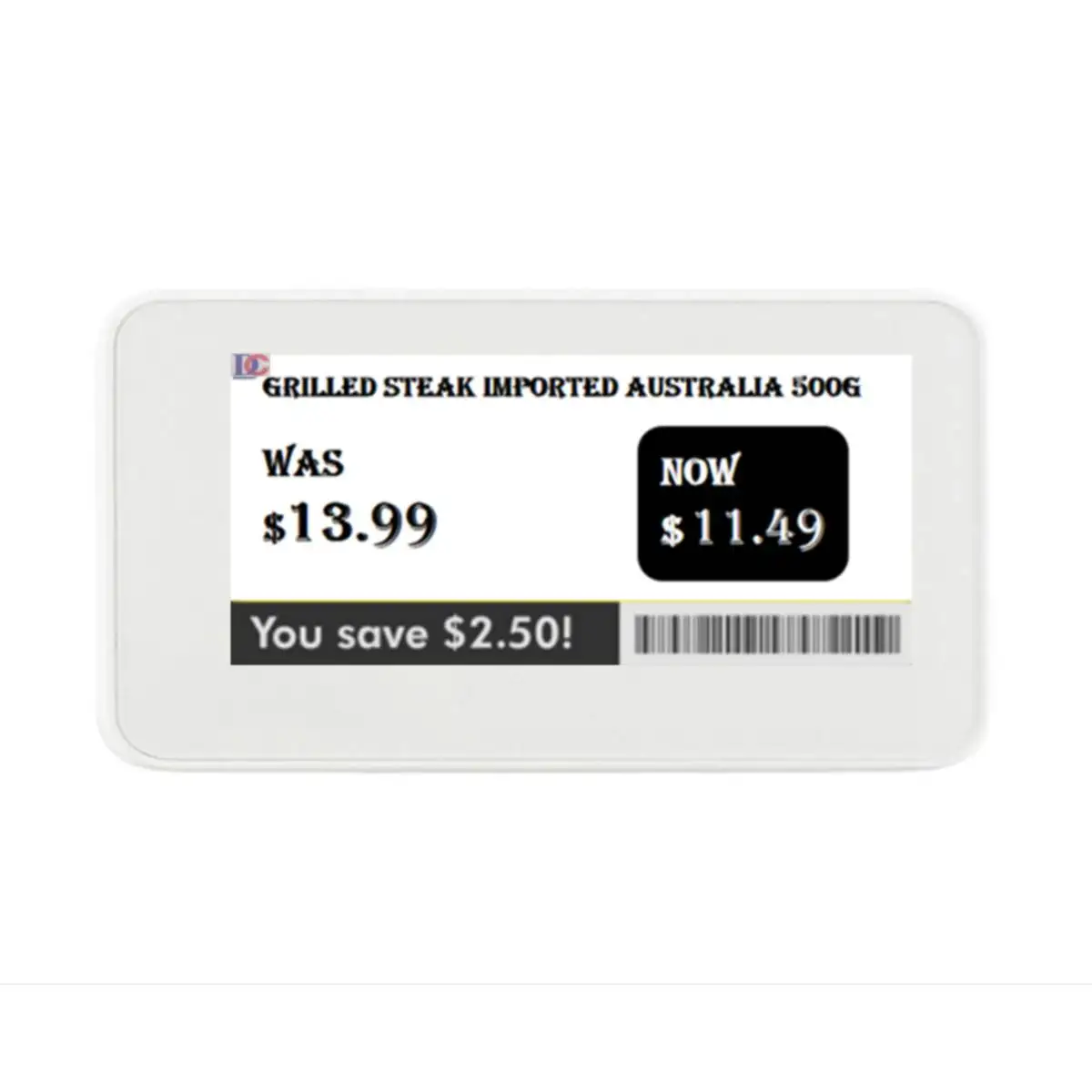 Electronic Shelf Label 2.9 inch E-paper Display Price Tag