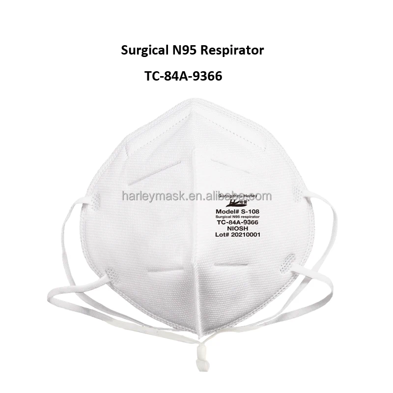 NOISH S-108  N95 Dust Face Mask Particulate Respirator facial Mask Personal Protective Equipment