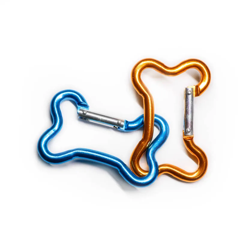 Available Dog Bone Shape Key Chain Carabiner