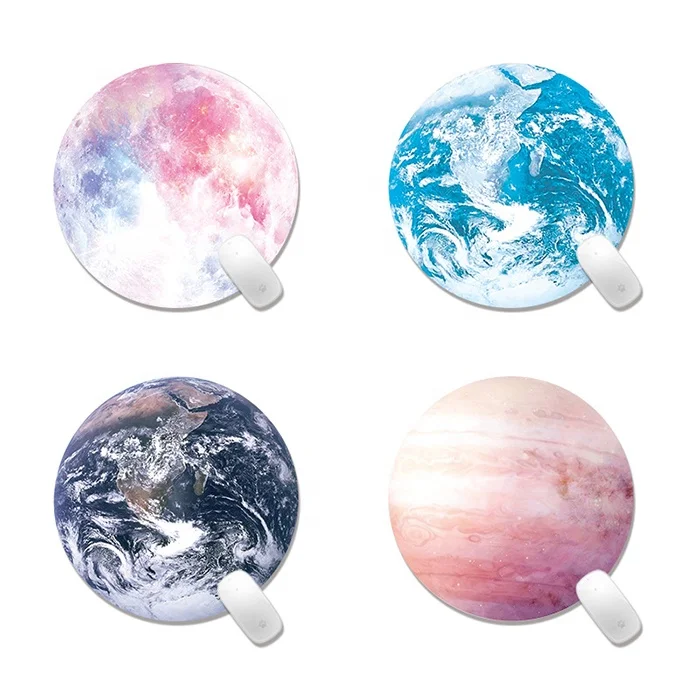 Cheapest Price 3D PVC/EVA Mouse Mat Round Mouse Pad