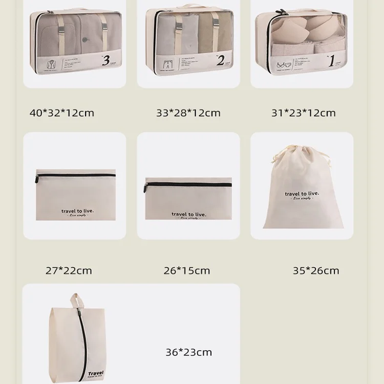 Portable Travel Storage Organizer Portable Clothes Storage Bag for Luggage Organize Dirty Clothes Suit
