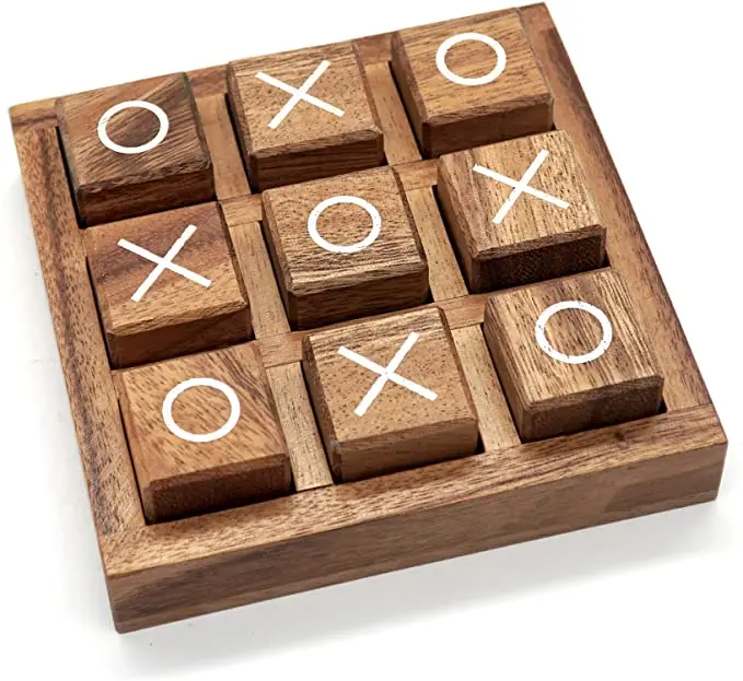  Игра JUNJI Tic Tac Toe для детей и семьи деревянные настольные игры кофейный столик Декор семейные классическая настольная