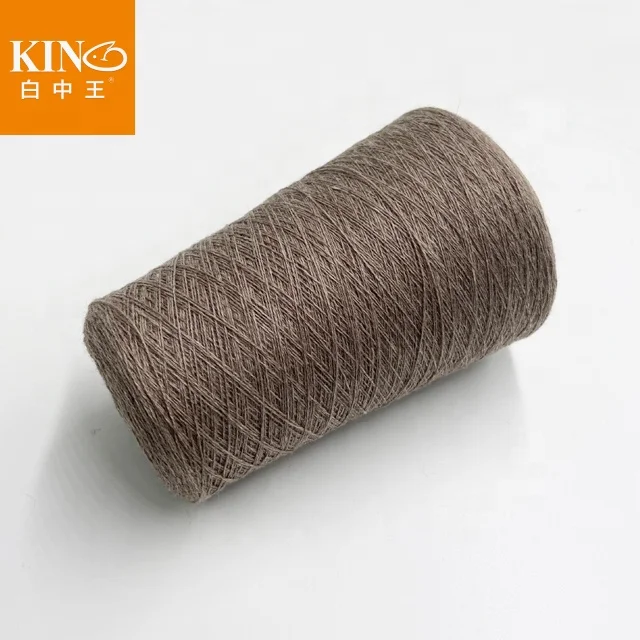 wholesale crochet angora hand knitting blended melange chunky thick angora wool yarn for DIY PET