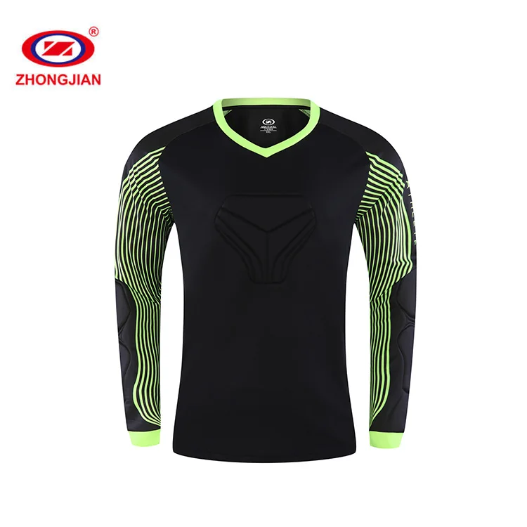 Factory Wholesale Soccer Training Sportswear Clothing Football Club Wear Mens Goalkeeper Uniform Goalkeeper Long Sleeve Jersey