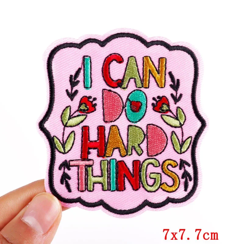 High Quality Cartoon Dinosaur Letter Embroidered Animal Iron Patches for Clothing