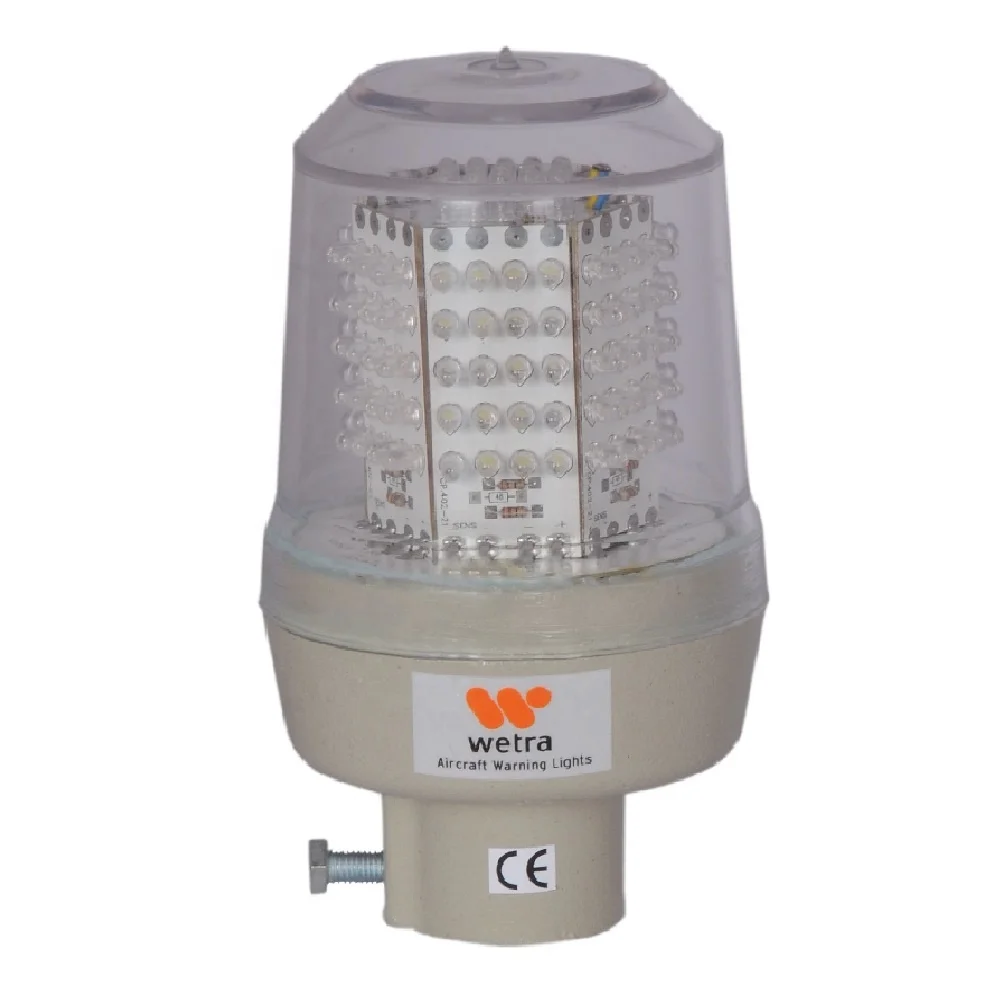 Aircraft Warning Lights White Aviation Warning Lights FAA ICAO L810 Led Tower Aviation Obstruction Wetra White
