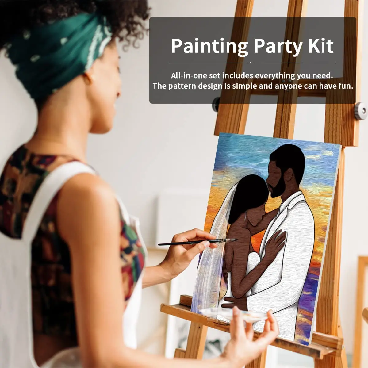 Wholes High Quality Couples Paint for Adults DIY Painting by Numbers BSCI