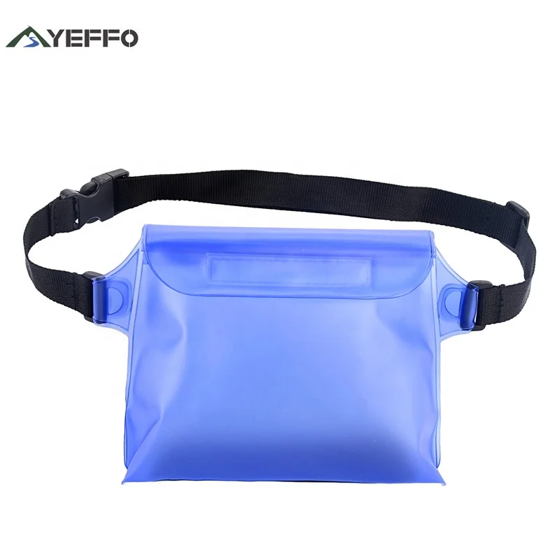 YEFFO IPX8 PVC Waterproof Pouch Waterproof Fanny Pack Waterproof Bag for Boating Swimming Diving