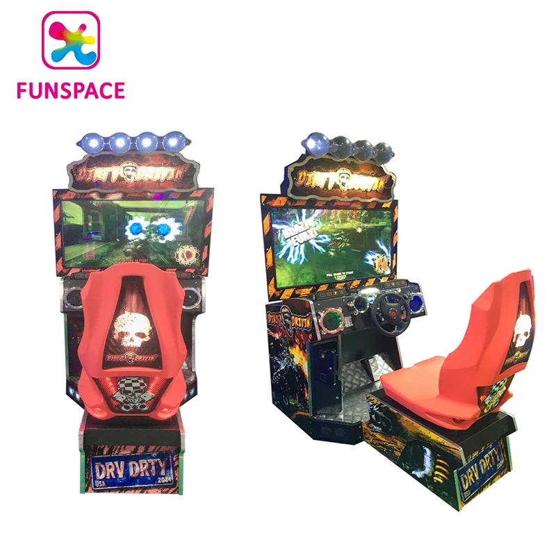 Funspace Wholesale Dirty Driving Car Racing Arcade Game Machine Simulator Driving Car Video Games