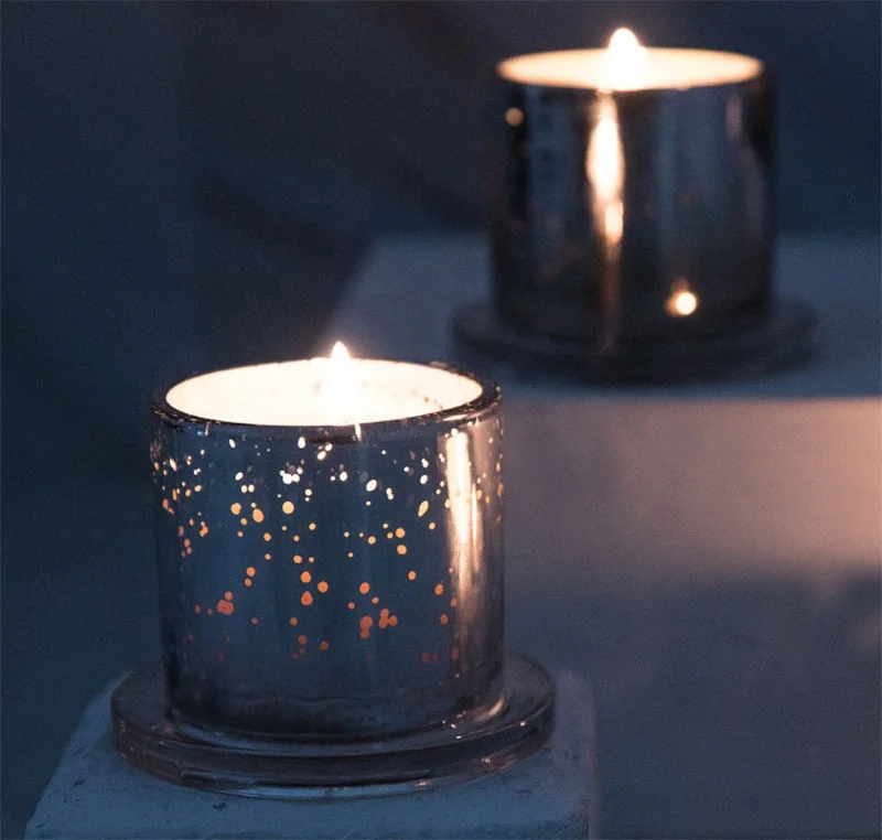 Customized Luxury Cloche Bell Dome Glass Jar Candle Scented Soy With Custom Package