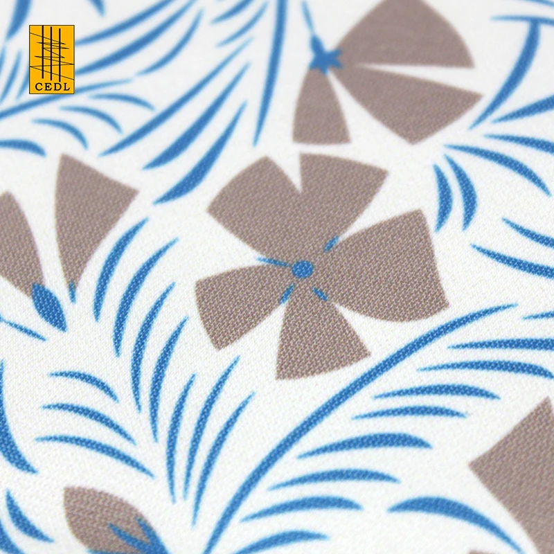 Nice High Quality Floral Digital Printing Fabric Polyester Lyocell Blended Digital Print Fabric for Skirt Dress Shirt GRS & OCS