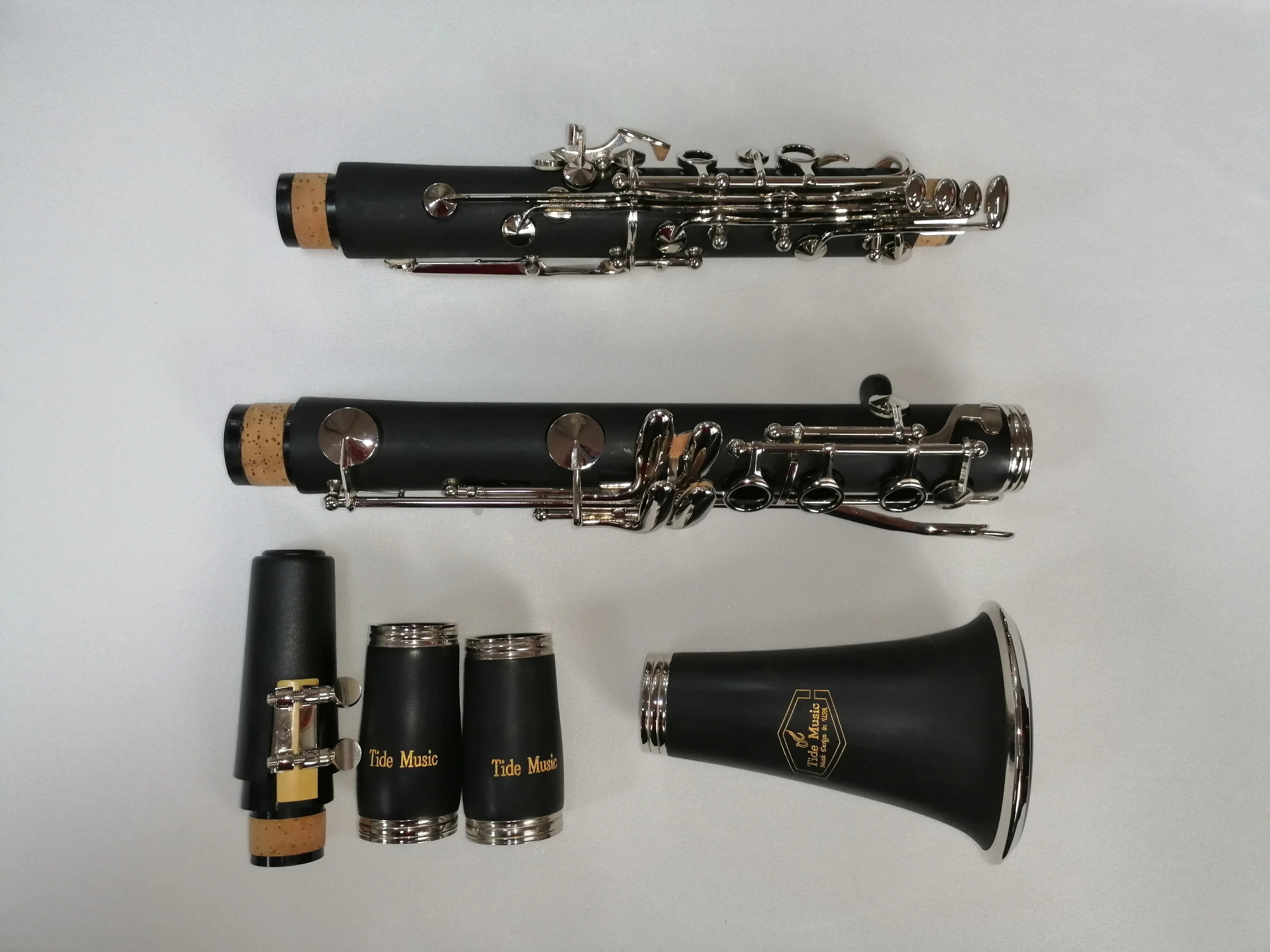Popular grade Tone Bb 17 key Ebonite body Clarinet