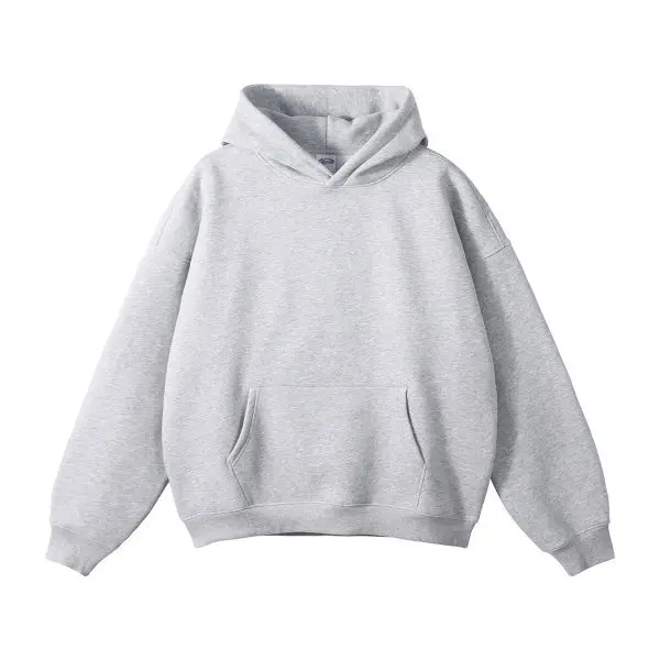 Simple Plus Velvet Thickened Basic Style Solid Color Casual Versatile Men And Women Couple Style Hooded Sweater Hoodie