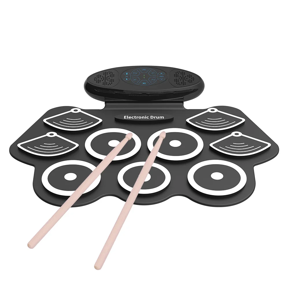 Electric Flexible Kids Gift Custom Kids Mini Drum Set Electronic Drum Set Digital Drums
