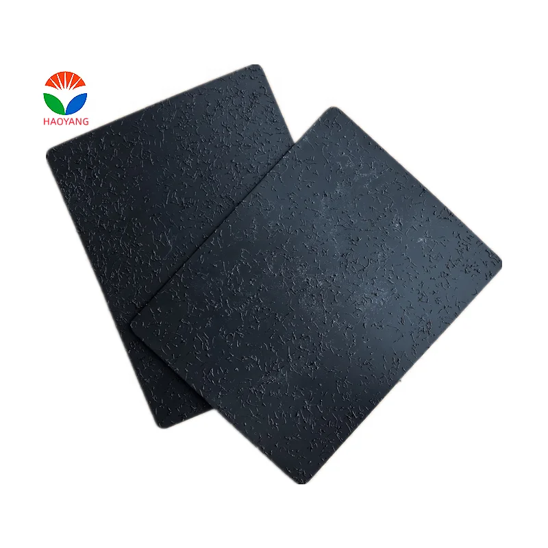 Грубая поверхность геомембраны hdpe 1 мм для пруда