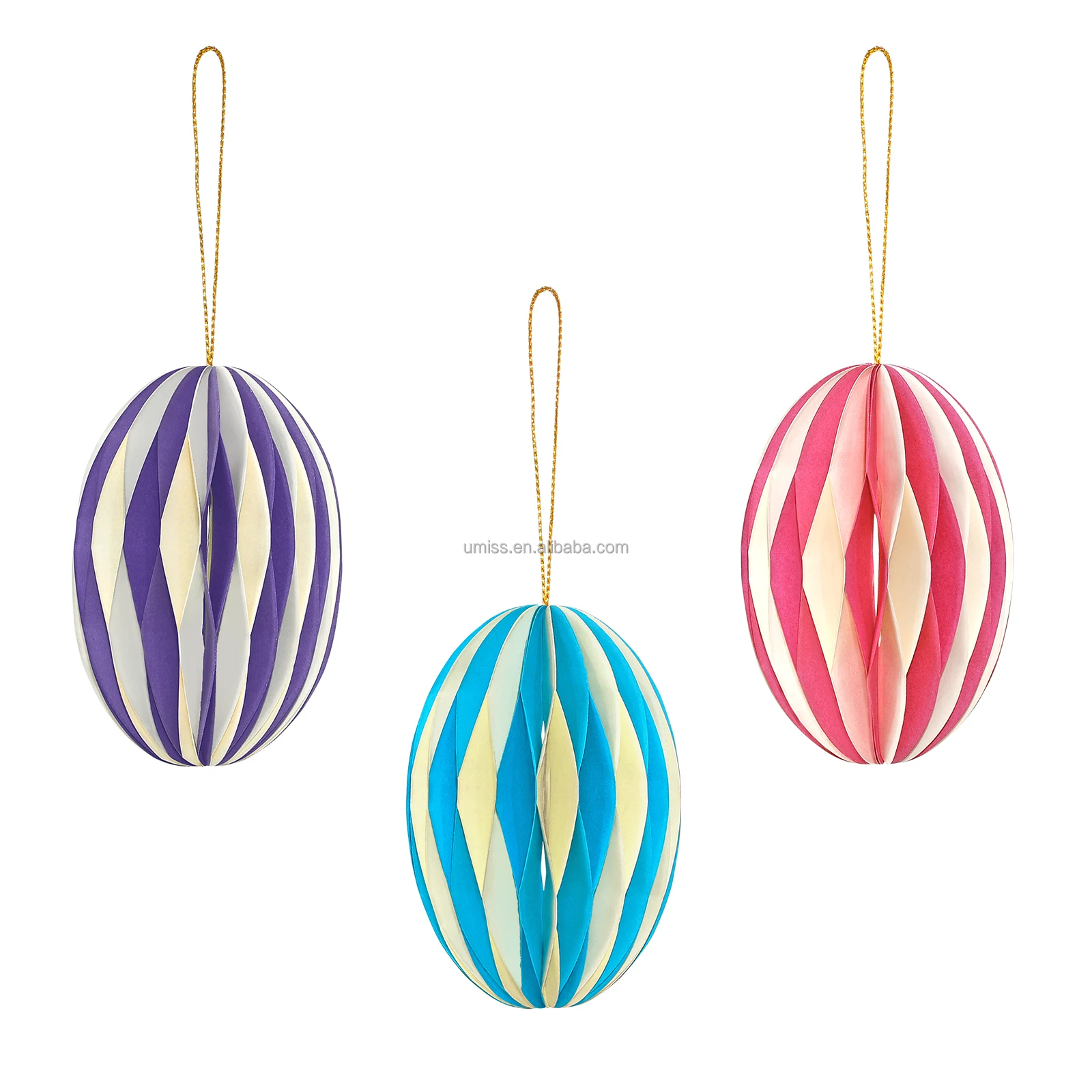 Ester Paper Ornament Honeycomb Decoration Party Holiday Supplies Other Mix color Decoration Supplies Home Decor