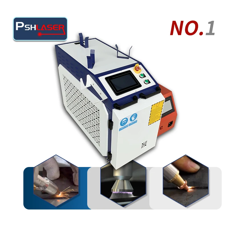 3 in 1 Handheld Fiber Laser Welder 1500W 2000W 3000W for Metal with Cleaning and Cutting Functions