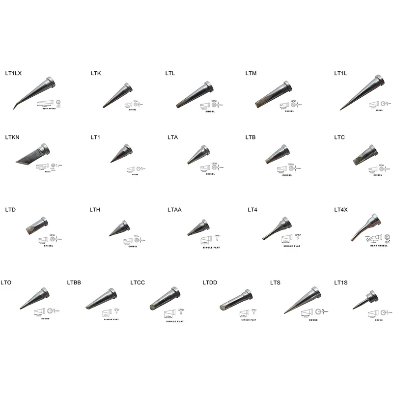 Weller LT L Replacement Soldering Tips for WP80  WSP80 WT1014 soldering station weller