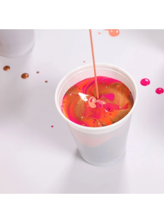 Mont Marte Pouring Acrylic 120ml 4pc - Coral Artist paint set