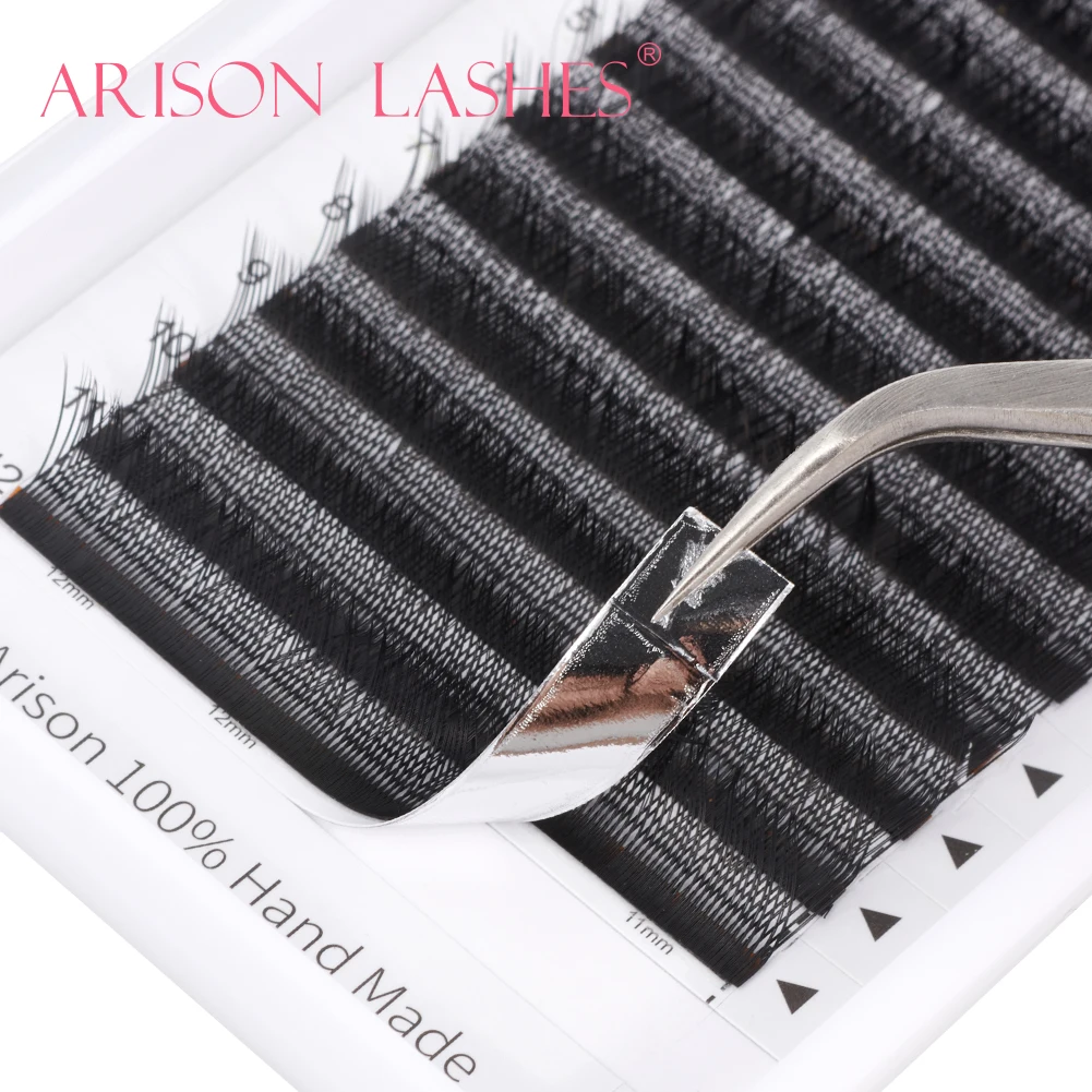 Y Lashes Premade C D Curl Two Tips Black 8-15mm Cashmere Mink Eyelashes Extensions YY Lash Extensions