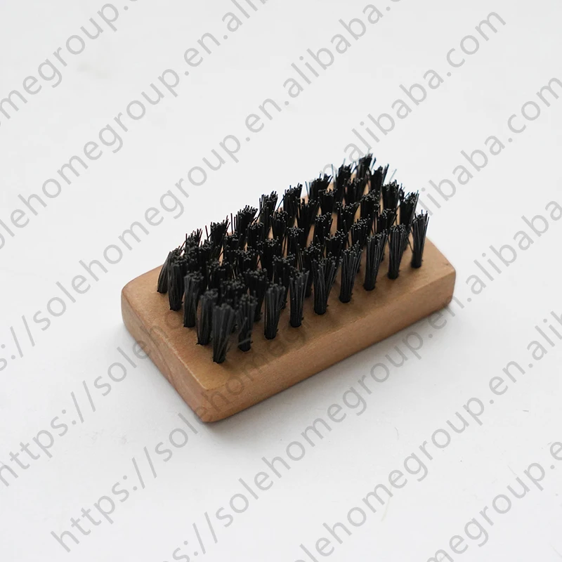 High Quality Professional Horsehair Leather Care Bristle Nylon Material Squeegee Design Wholesale Cleaning Polishing Shoe Hair