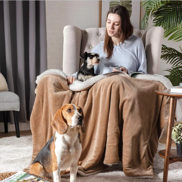 
OEM factory wholesale premium quality sherpa fleece blanket 