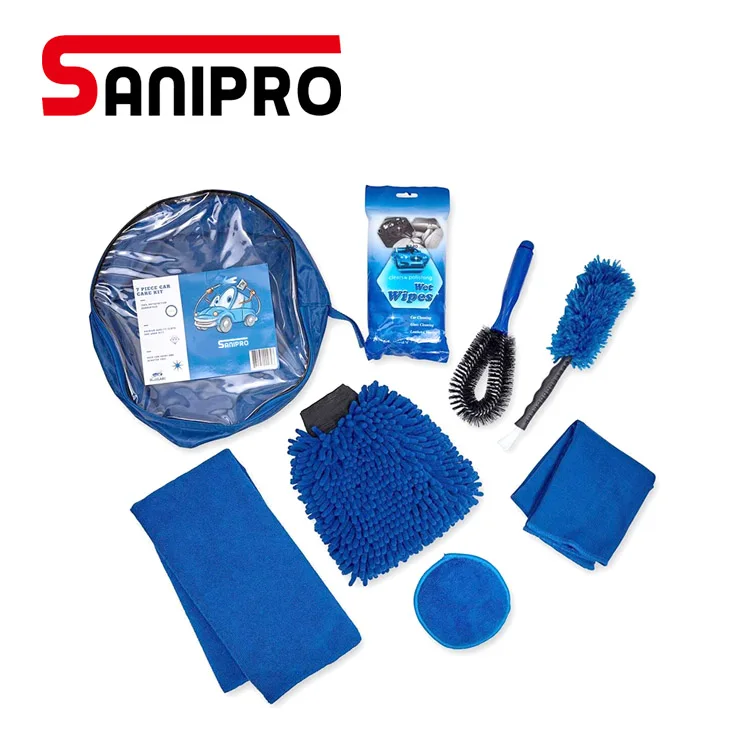  Sanipro микрофибра губка для мытья губки ведро ткани автомобиля набор чистящих средств ухода за автоматический автомобильный рычаг управления очистки ящик