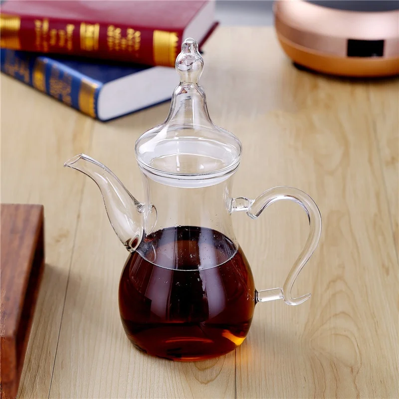 Turkish Style Borosilicate Glass Tea Set Coffee Set Arabic Teapot With Infuser