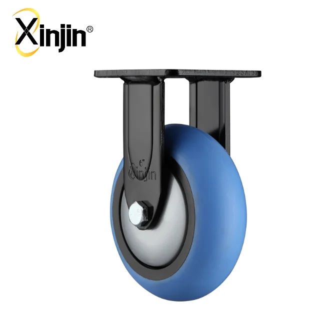 8 inch double ball bearing TPR medical caster wheel with side brake