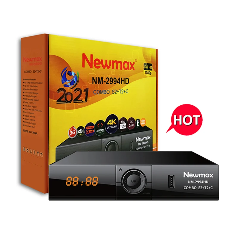 NEWMAX NM-2994HD Hot-sales Excellent Functions MP3 decoder board FM displays New Cars USB/TF-MP3/FM/Blue