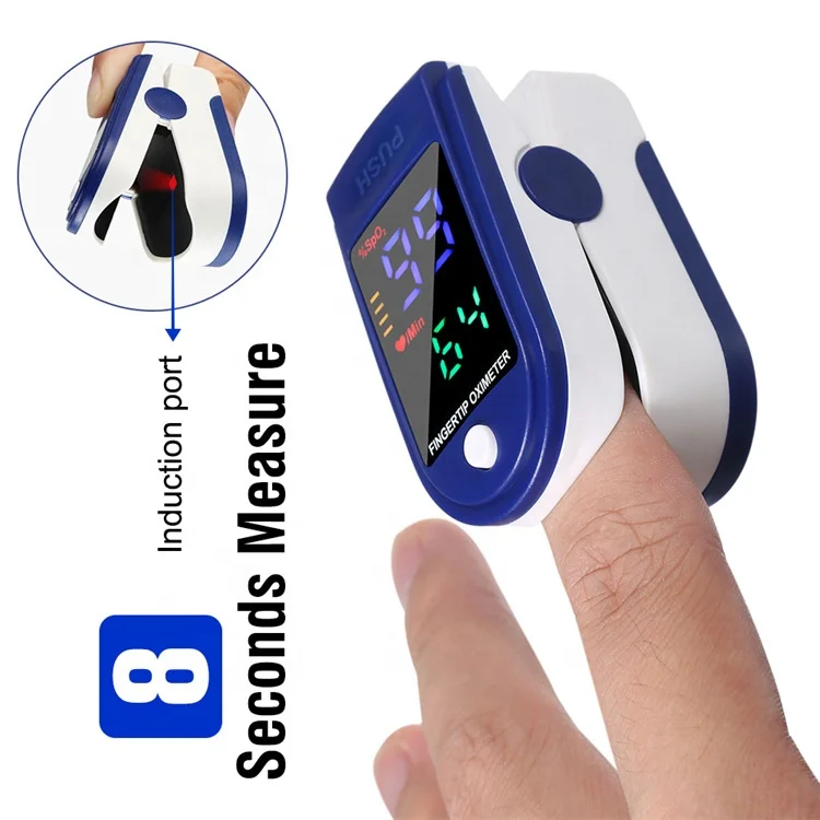  Wholesale Medical Equipment Lk87 4 Colors LED Display Finger Oximet Monitor Detector Smart Fingertip Pulse Blood