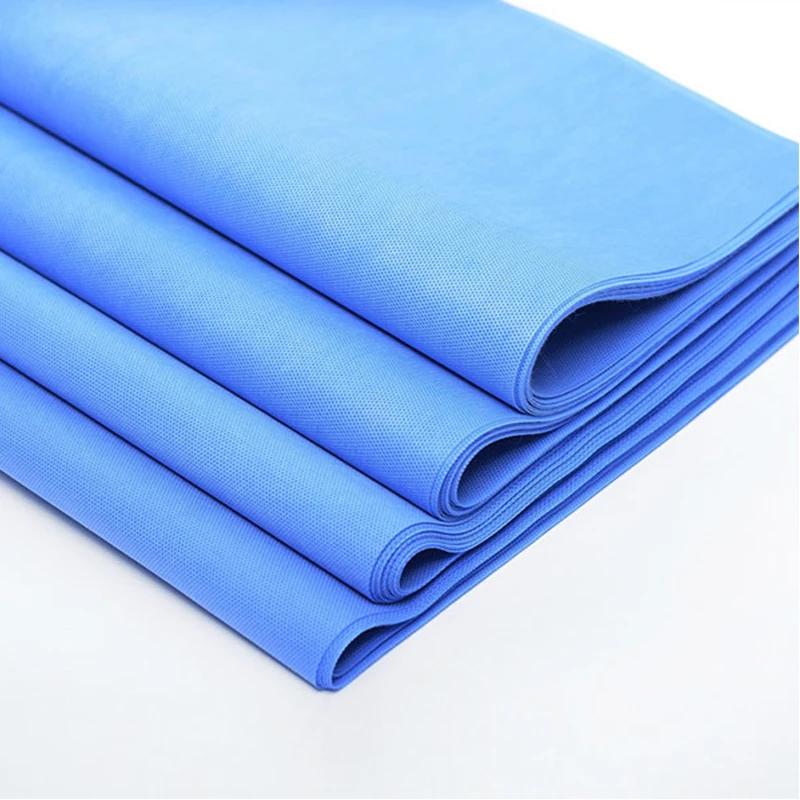 35gsm 40gsm pp spunbond non woven pe film laminated nonwoven medical disposable bed sheet ss tela no tejida sms
