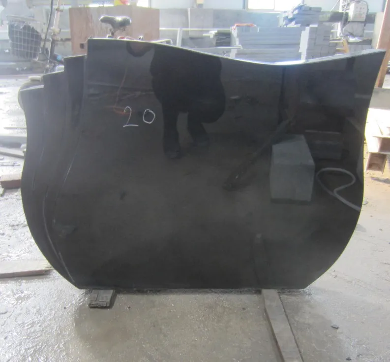 Latest cheapest Black granite Russian tombstones