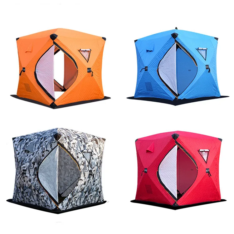 portable  Pop Up Outdoor sauna tent Square hiking insulated camping ice cube winter fishing tent