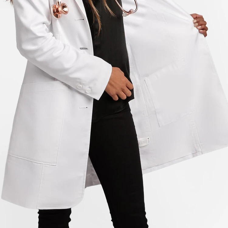 Medical Workwear Nurse Hospital Uniform Lab Coat High Quality Hospital Uniforms White Lab Coat For Lab Coat Medical Uniform