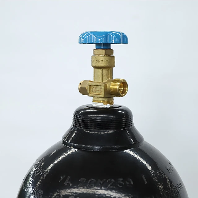40L seamless oxygen cylinder O2 industrial oxygen tank