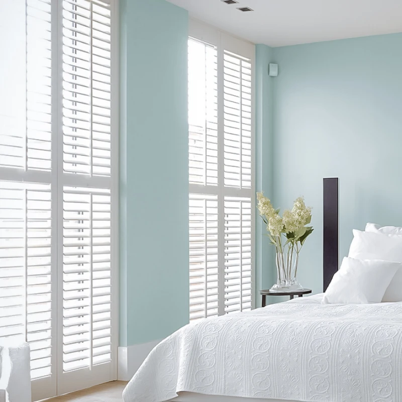 Good Price Pvc Louvered Doors Interior Pvc Bifold Plantation Shutters Hollow Louver Shutter Window