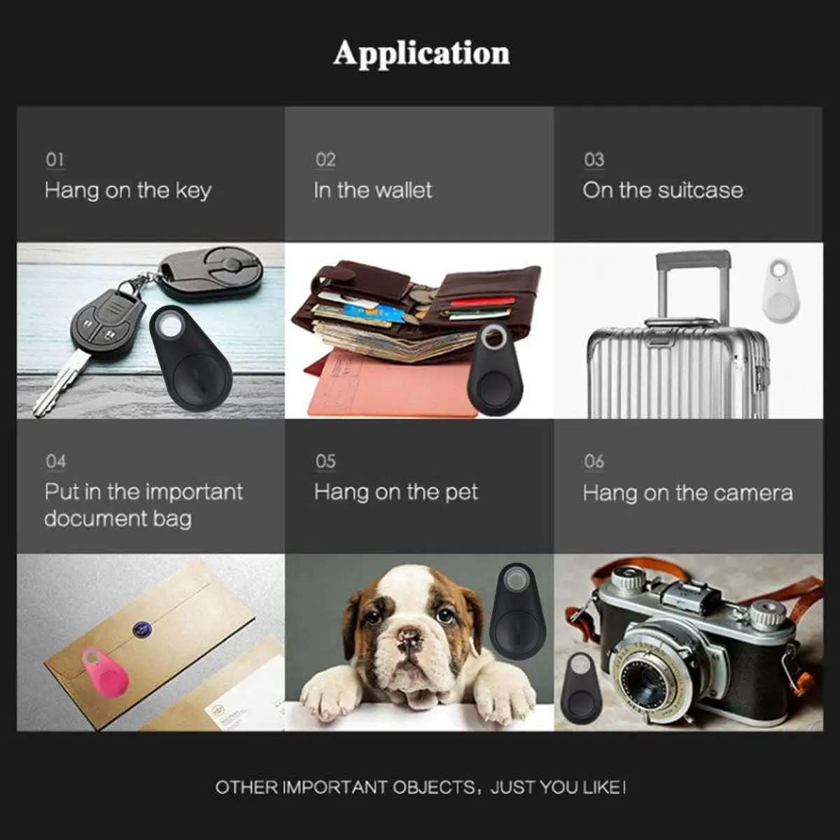 Kingtale Portable Bluetooth Intelligent Anti-Lost Device for Pet Mini Pet GPS Tracking Device