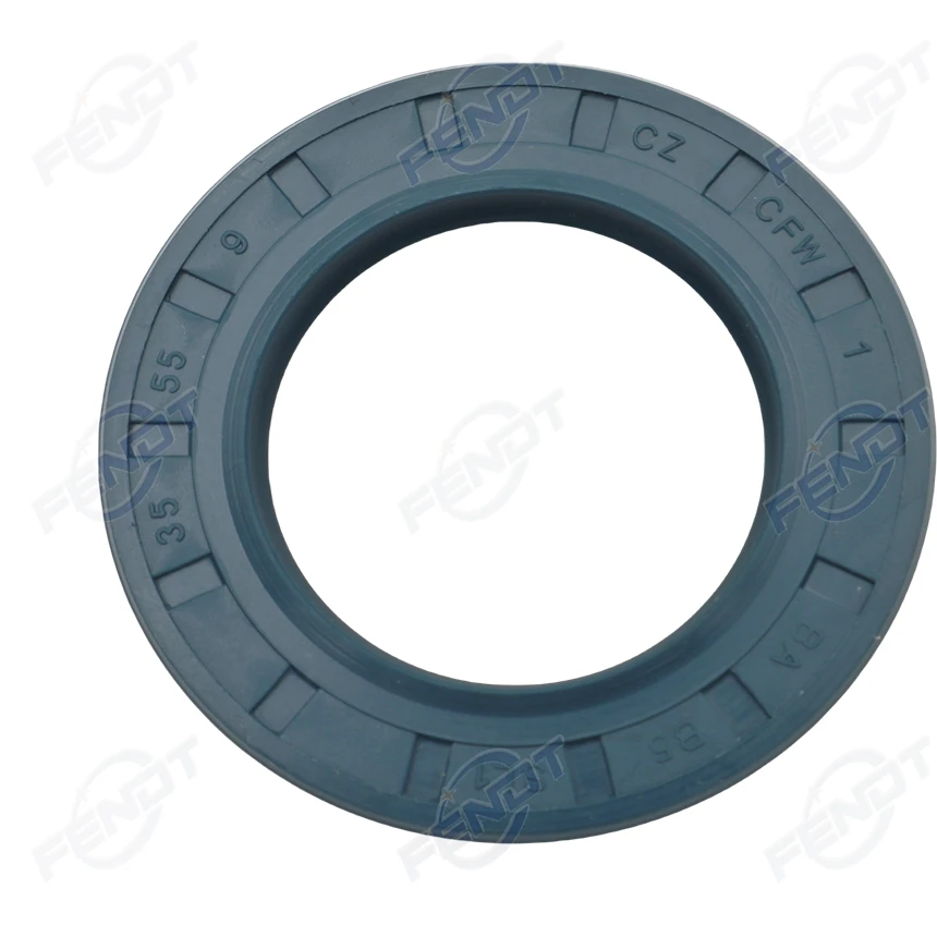Double lip spring seal metal inner bare frame NBR/FKM  in stock 35*55*9 TC oilseal