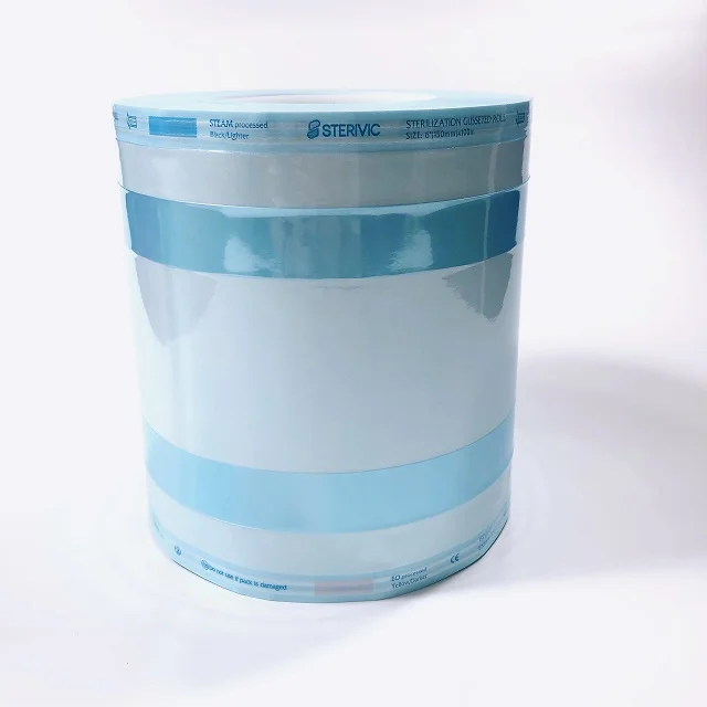 
CSSD Medical autoclave sterilization plastic packaging gusseted rolls reels bags  (62241996407)