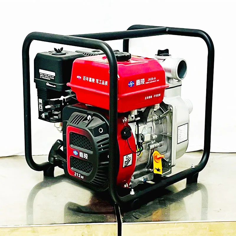 JIALING Farm Irrigation Water Pump Horizontal axis Engine211cc Recoil single 4-srtoke Gasoline Water Pumps