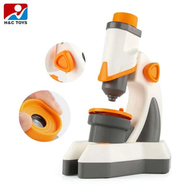 Biological microscope for children educational science magnifying glass toy 1200X kids microscope