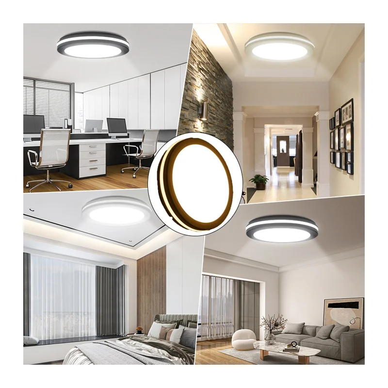 LED Indoor Ceiling Lamp Waterproof Modern Creative IP65 Outdoor Aisle Corridor Circular Ceiling Lights