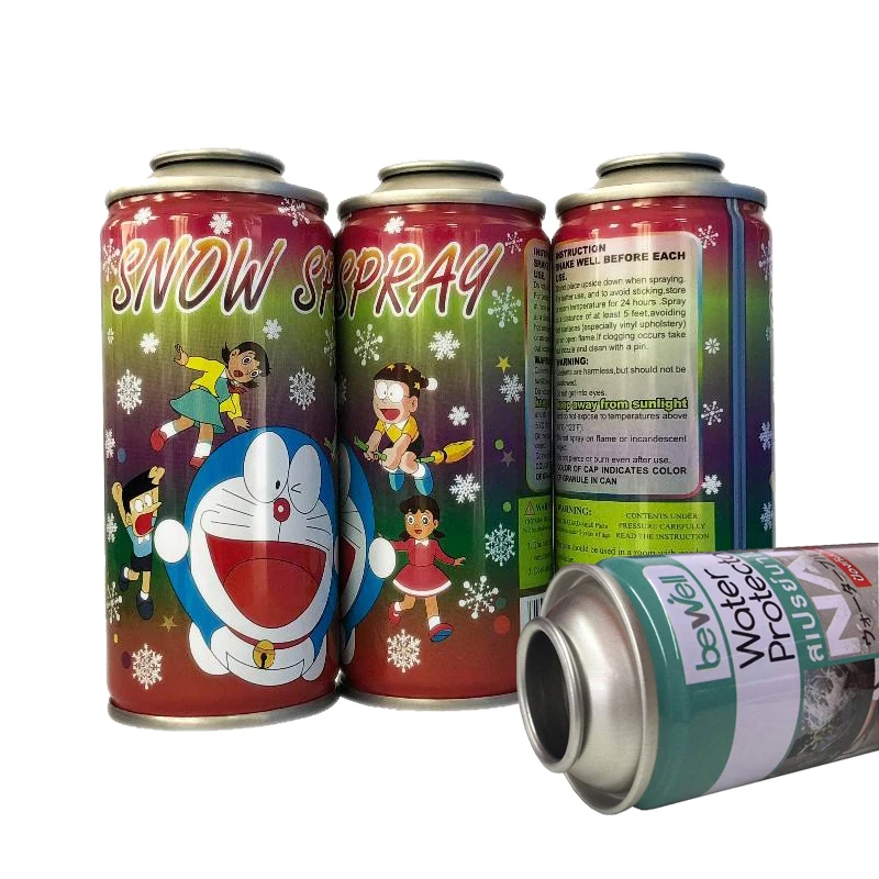 Hot Sale aerosol body spray 75ml aluminum can aluminum aerosol can line water aerosol can